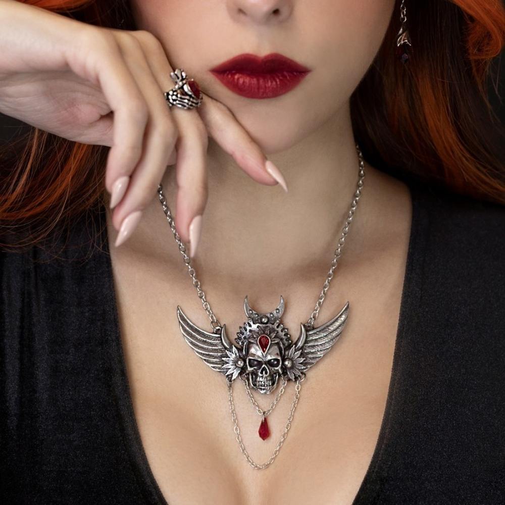 Alchemy - Immortal Ayesha Necklace - Silver coloured